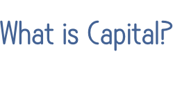 What is Capital?